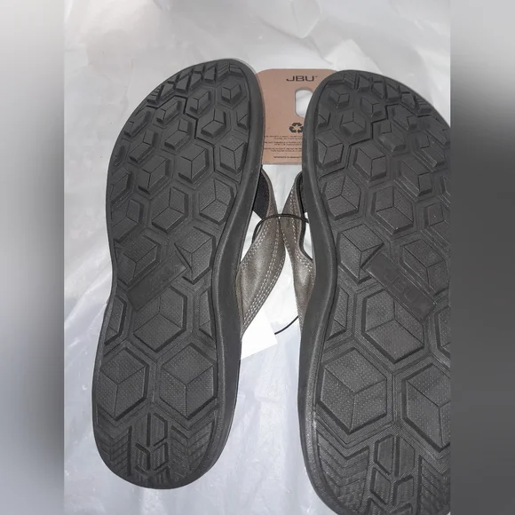 New Men's JBU Milo Comfort Slip On Thong Sandal In Brown NWT Size 11M - Picture 8 of 15